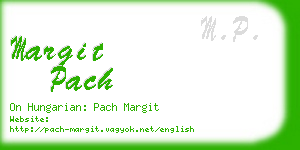 margit pach business card